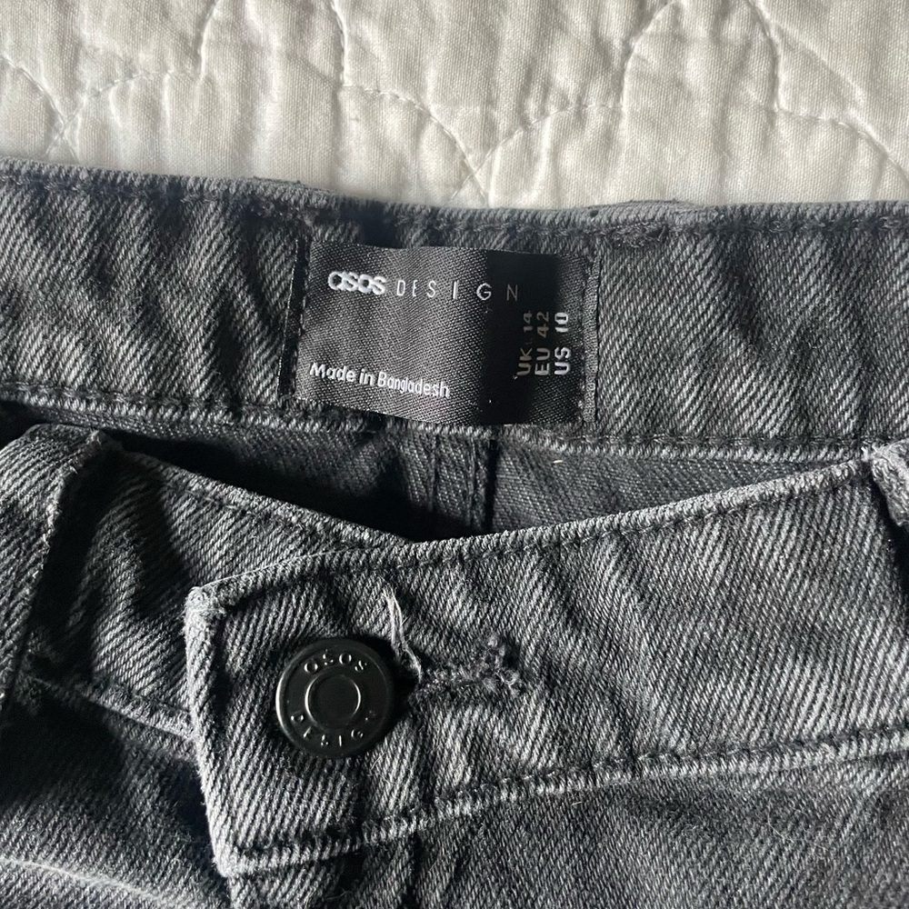 ASOS Gray Mini Skirt - Picture 2 of 3